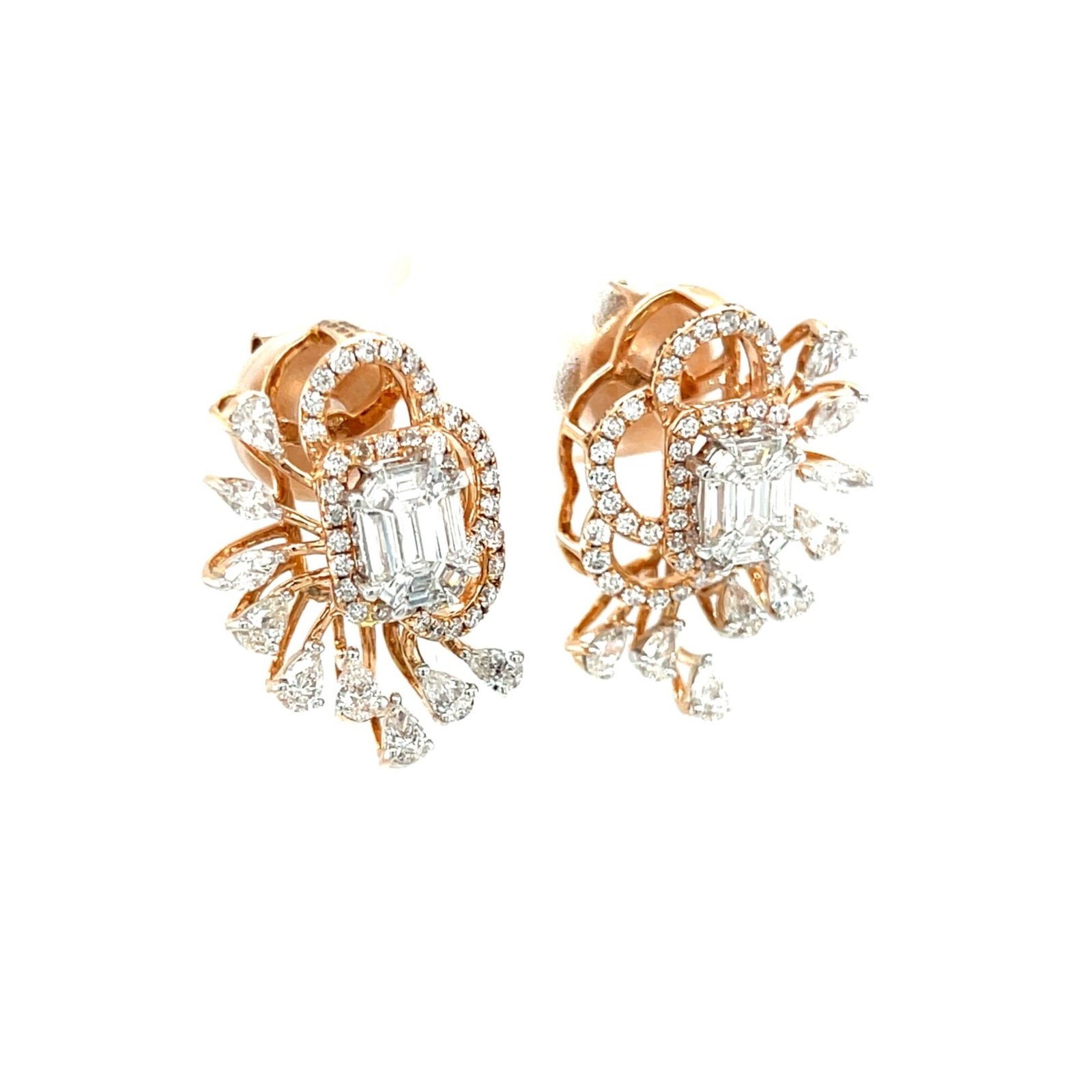 The Royale Aurora Diamond Studs