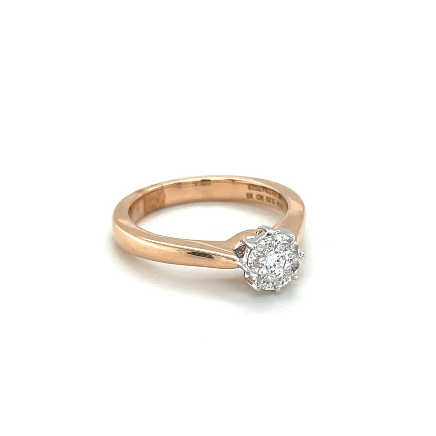 Radiant Diamond Cluster Ring - 18ct Gold - Luxurious & Sustainable