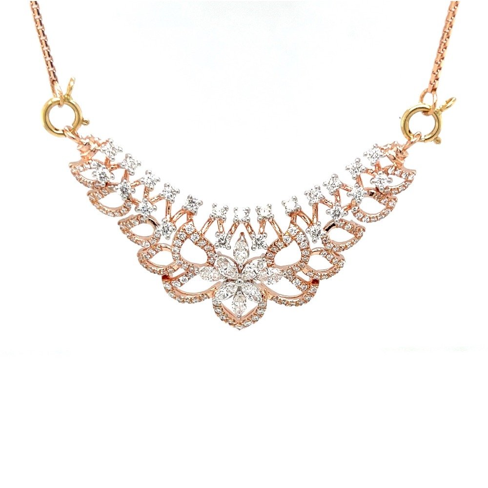 Fancy Diamond Tanmaniya Mangalsutra Pendant