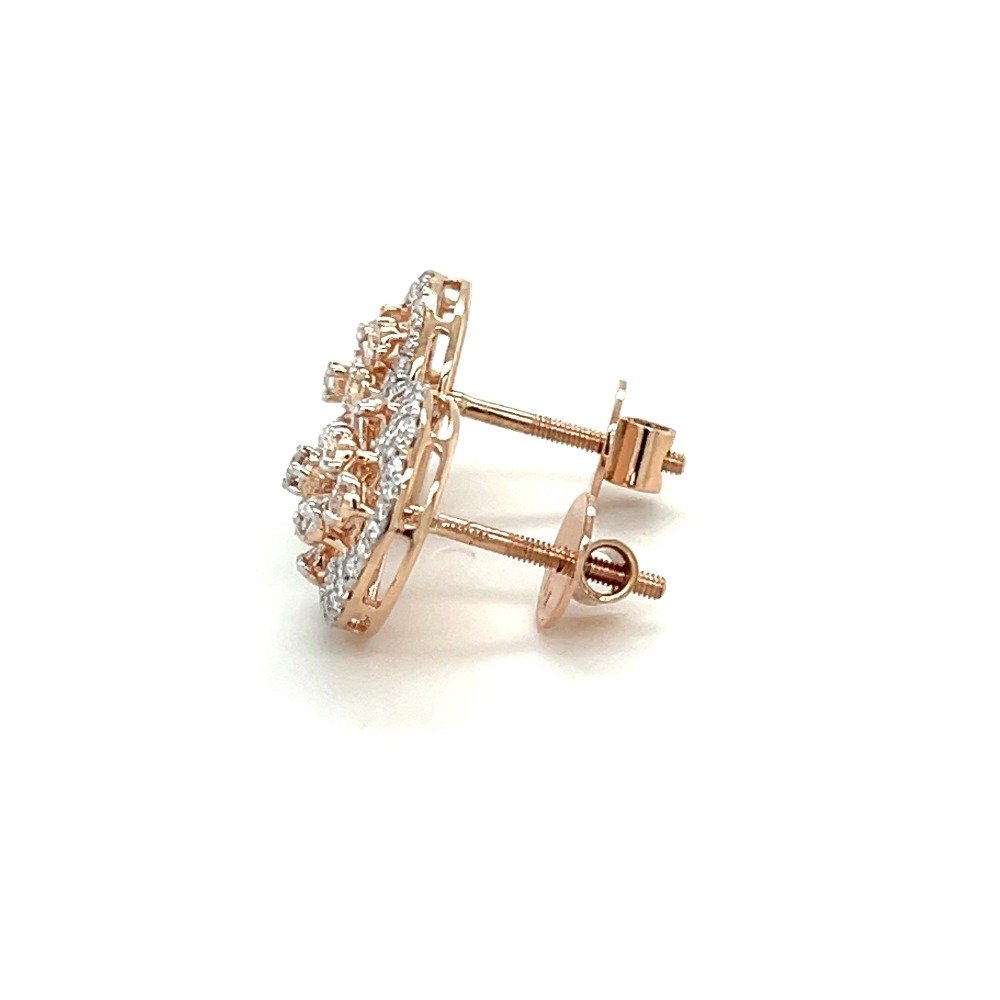 Diamond Dreams Earrings in Rose Gold