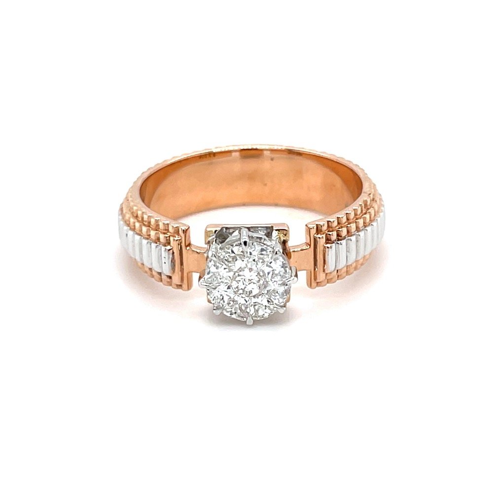 Watch Belt Design Engagement Ring for Gents - 0GR29