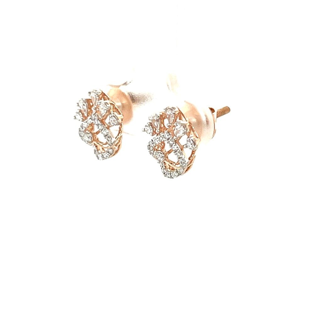 A Statement of Style and Sophistication Diamond Stud Earrings