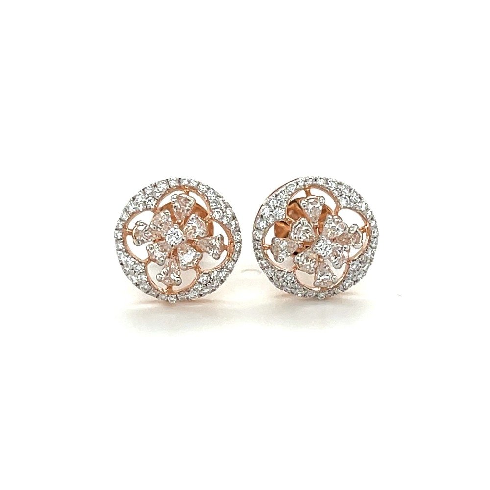 Diamond Dreams Earrings in Rose Gold