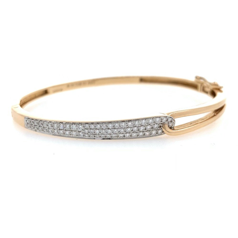 18kt / 750 rose gold eternal love diamond bracelet 8brc49
