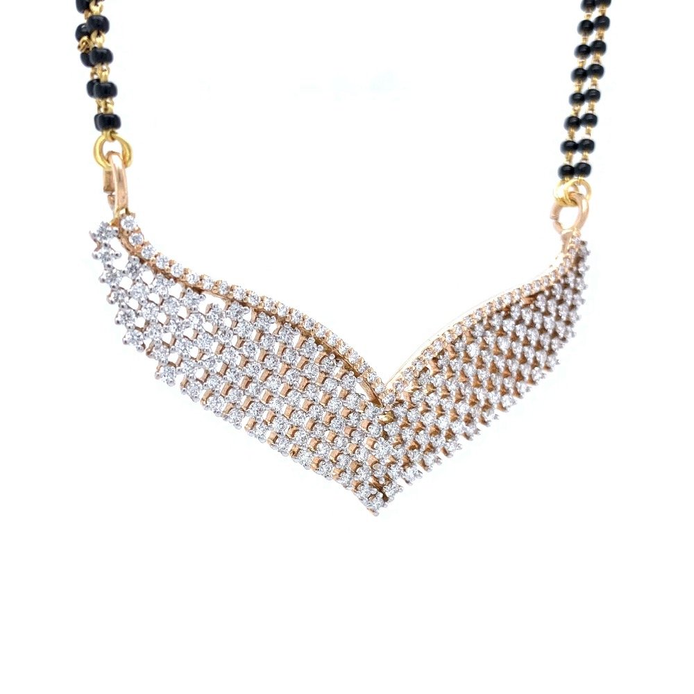 Criss Cross Diamond Tanmaniya in 18k Rose Gold - 9.930 grams - VVS EF - 2.62 carats - 8DHP34
