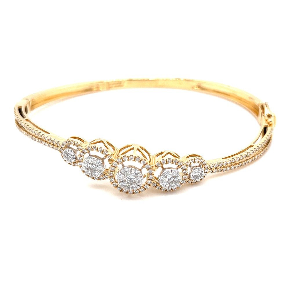 Schön Diamond Bracelet with 5 Circu...