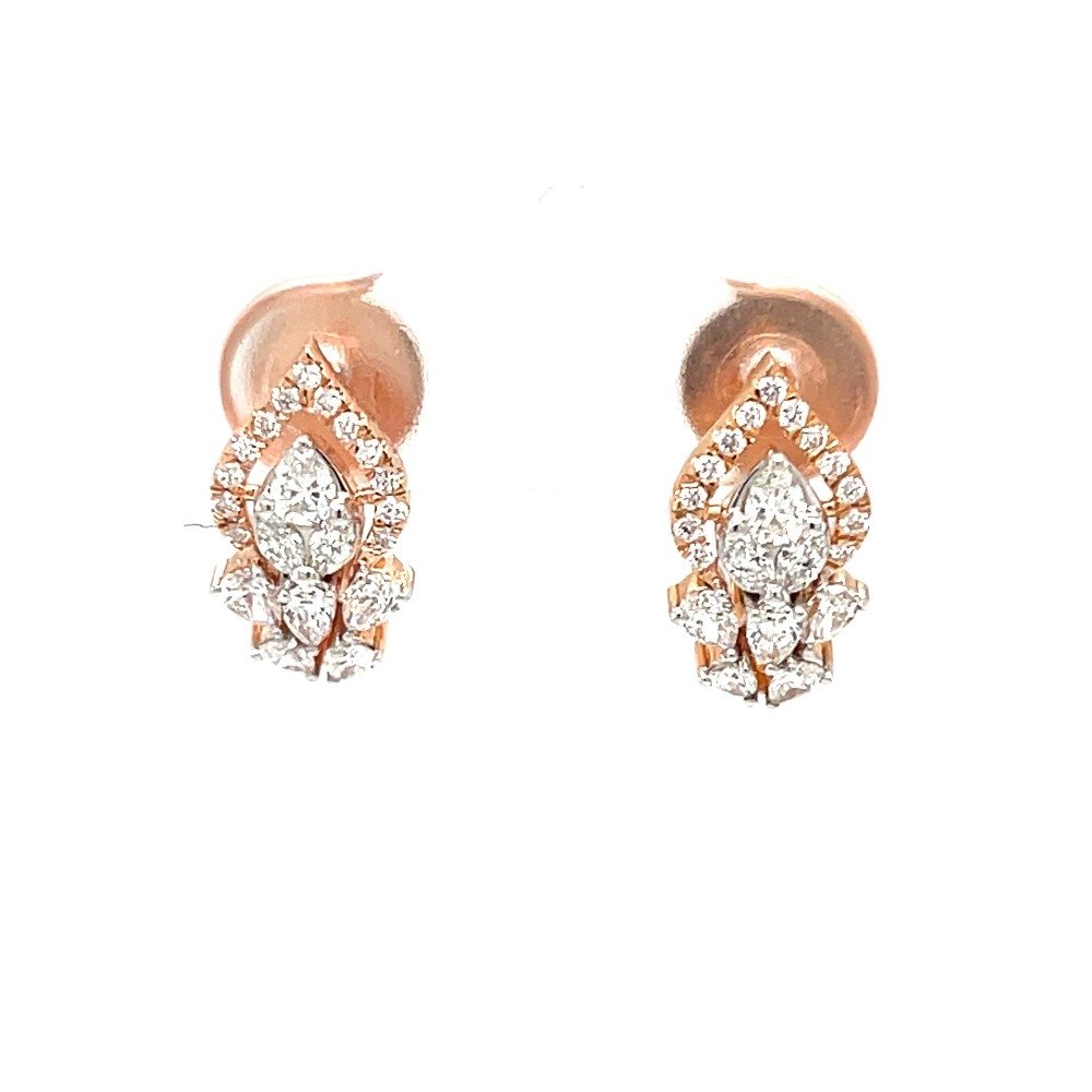 Terresa Diamond Half Hoop Earrings