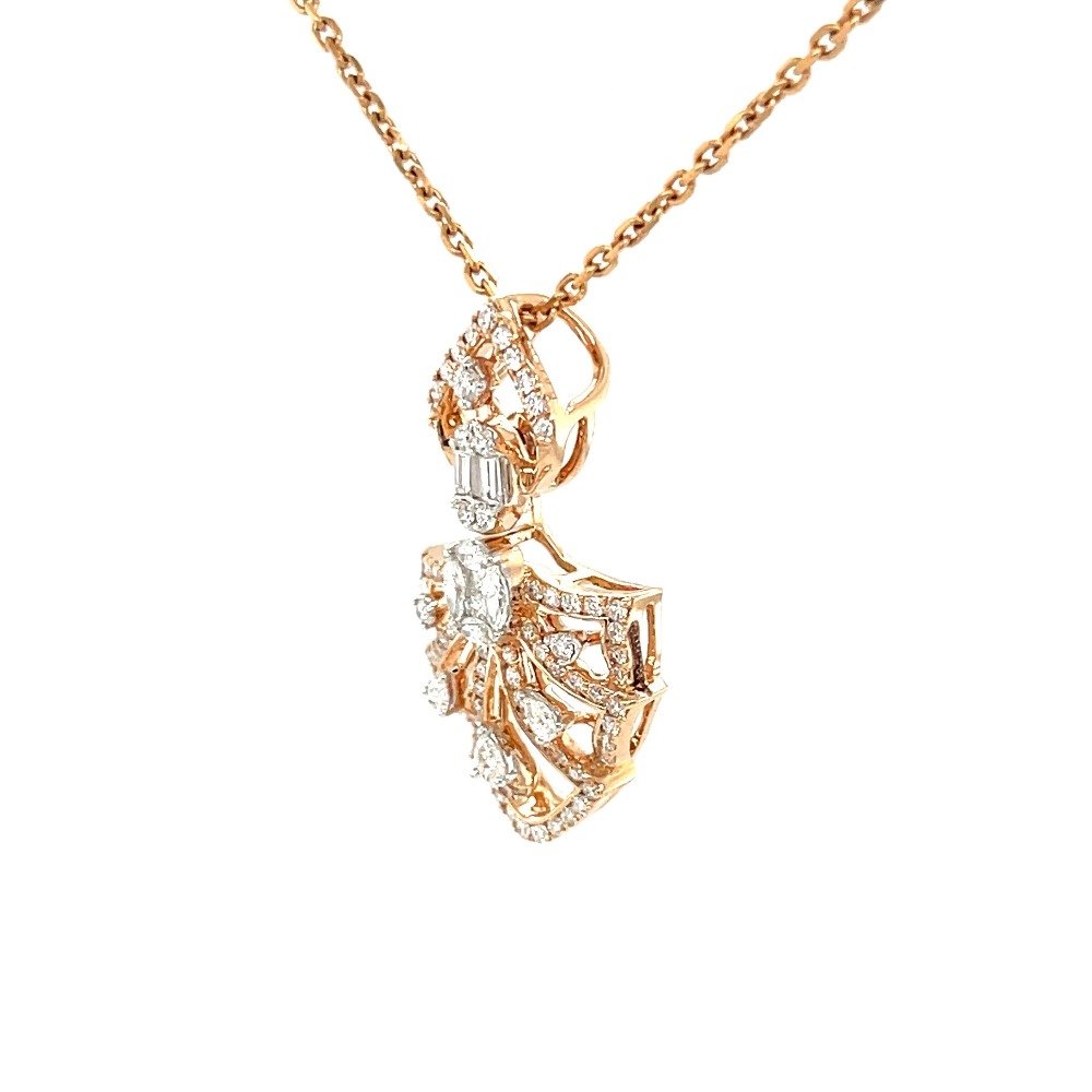 Amazing hanging drop diamond Pendant for women