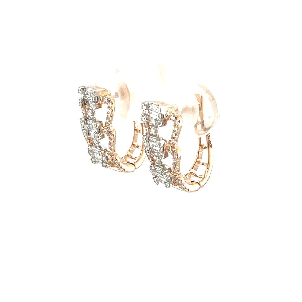 Baguette Diamond Hoop Earrings A Modern and Glamorous Twist