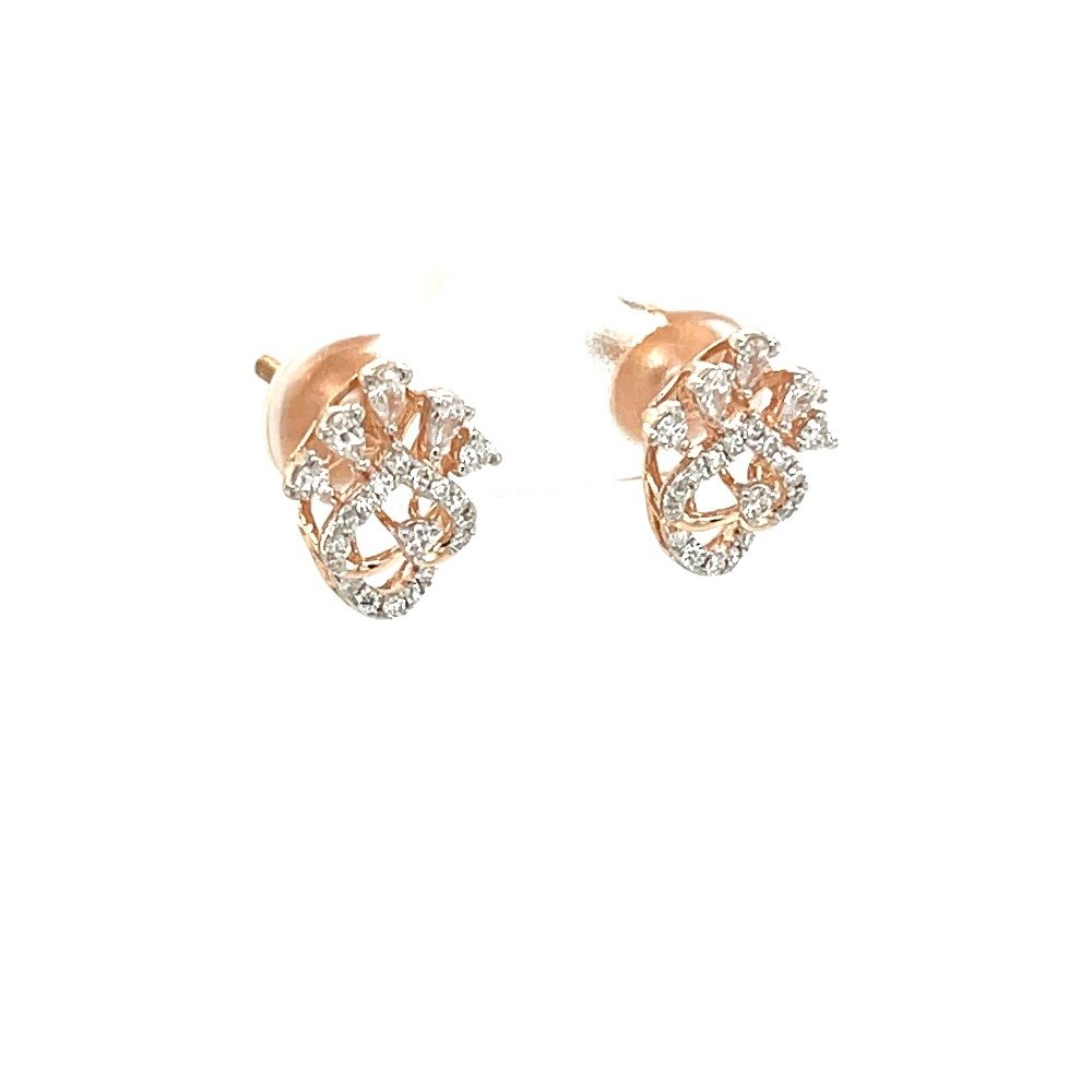 A Statement of Style and Sophistication Diamond Stud Earrings