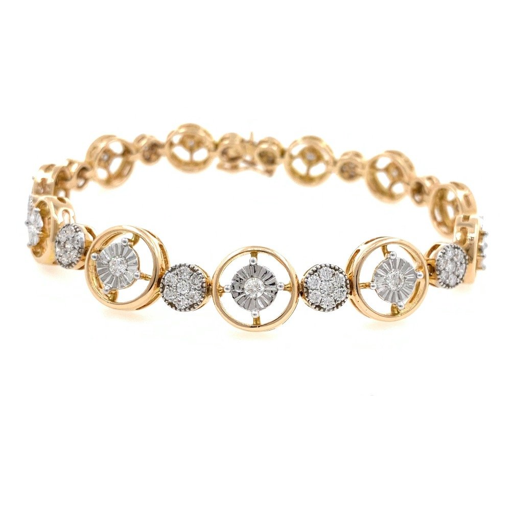 Petite Diamond Tennis Bracelet in R...