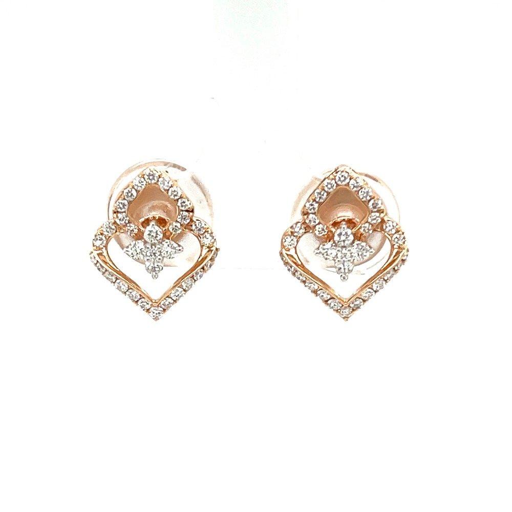 Enchanting Heart-Shaped Diamond Ear...