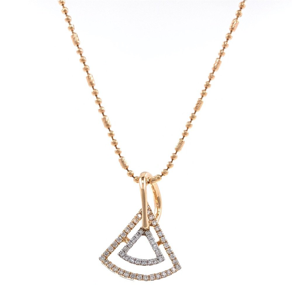 Bonita Pie Shaped Diamond Pendant I...