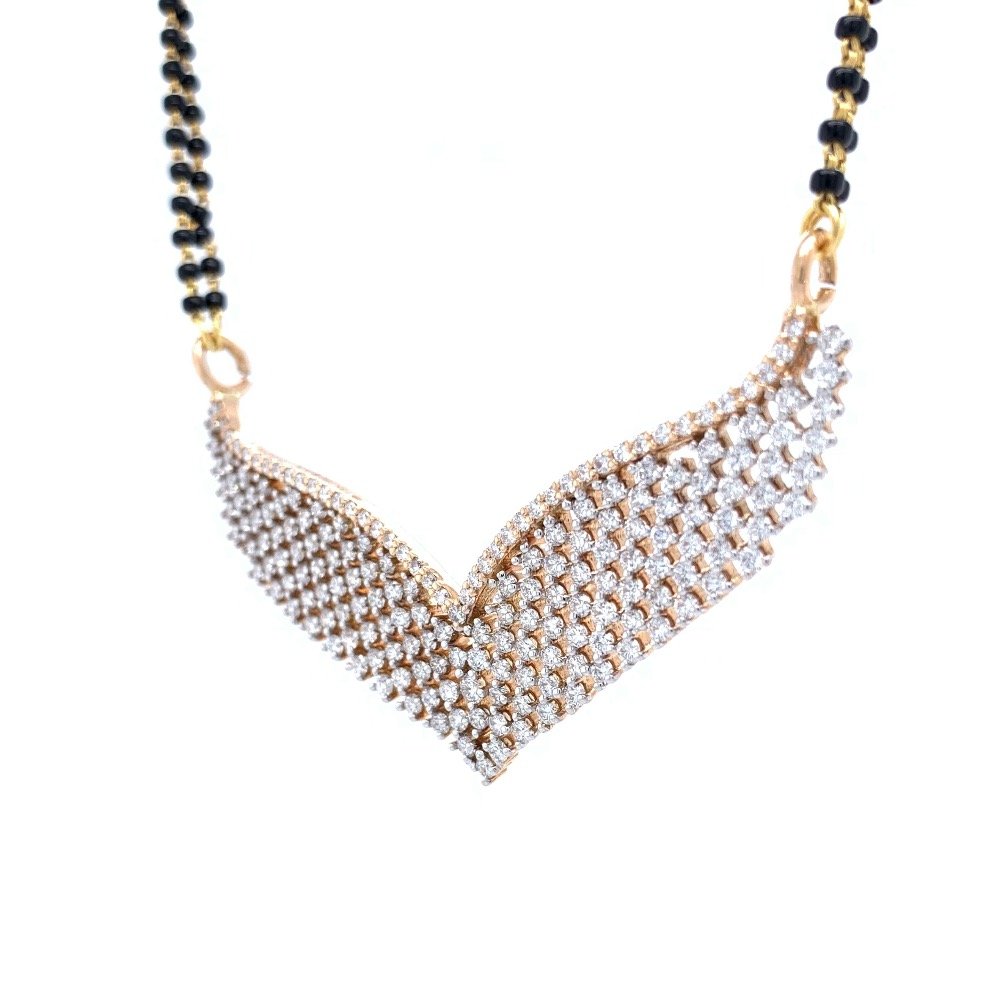 Criss Cross Diamond Tanmaniya in 18k Rose Gold - 9.930 grams - VVS EF - 2.62 carats - 8DHP34