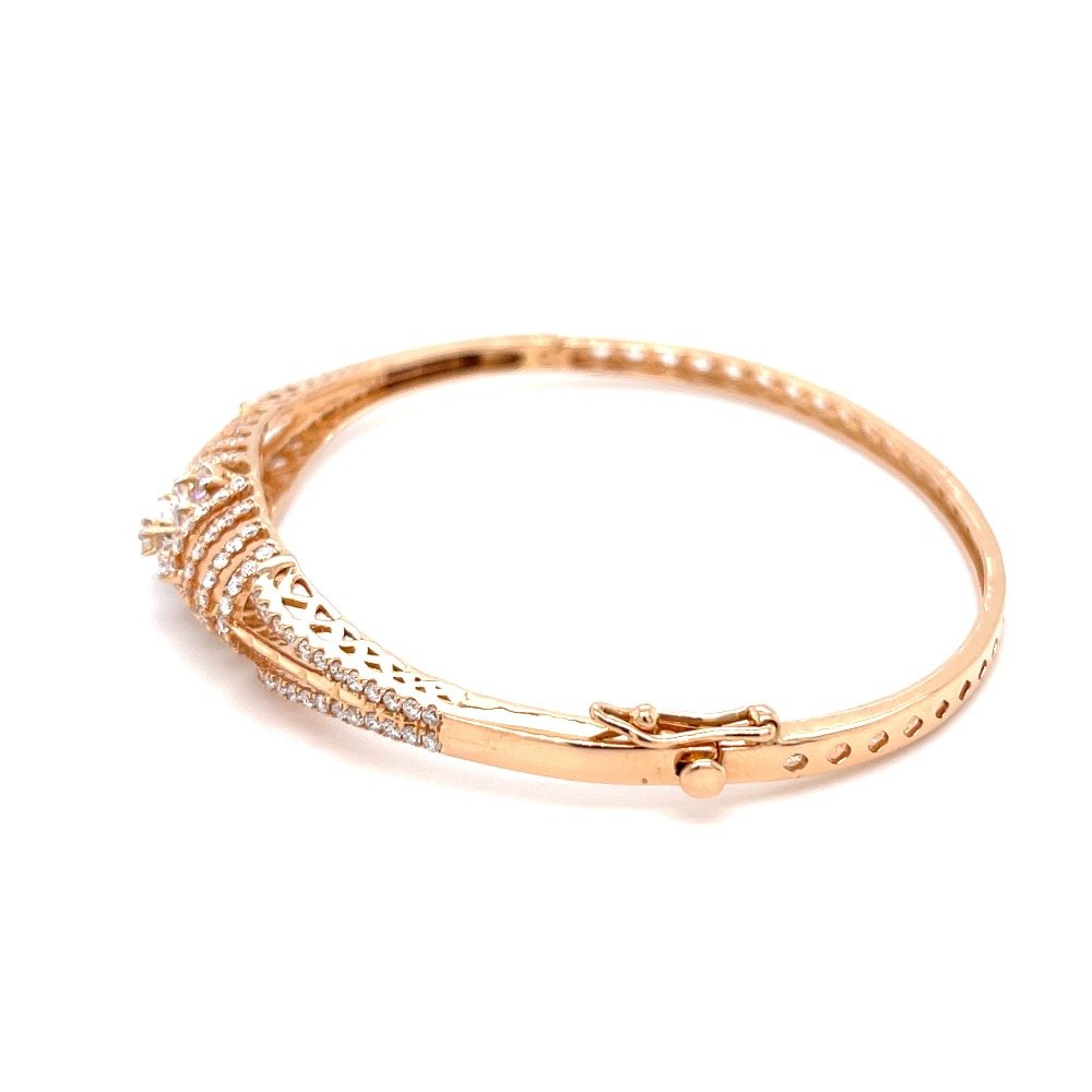 Mirum Diamond Bracelet in 18k Rose Gold VVS EF