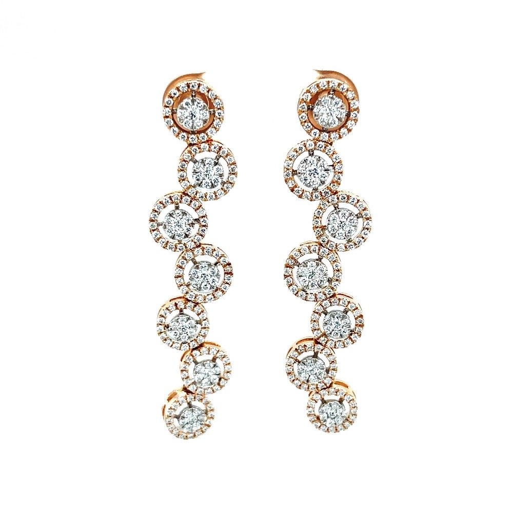 Aroha Diamond Chandelier Earrings b...