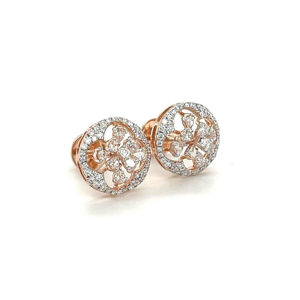 Diamond Dreams Earrings in Rose Gold