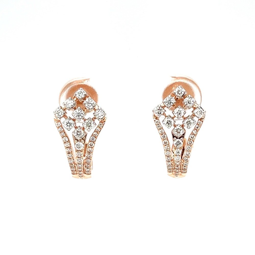 Leena Diamond Hoop Earring in VVS Q...