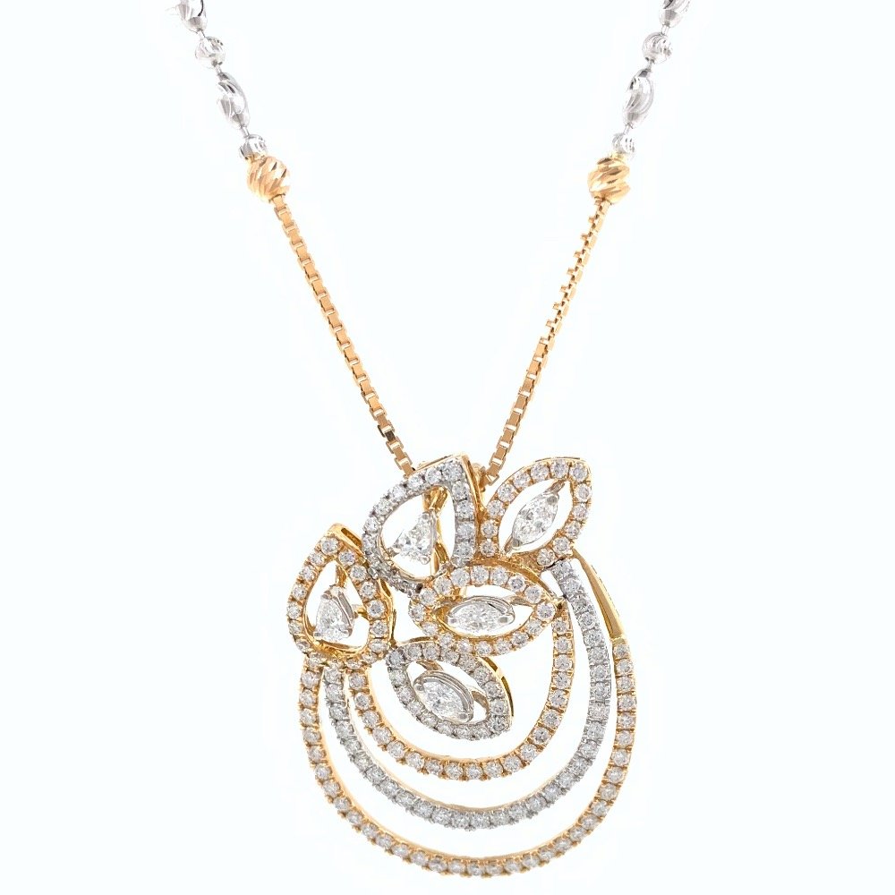 Asombrosa Diamond Pendant in Rose G...