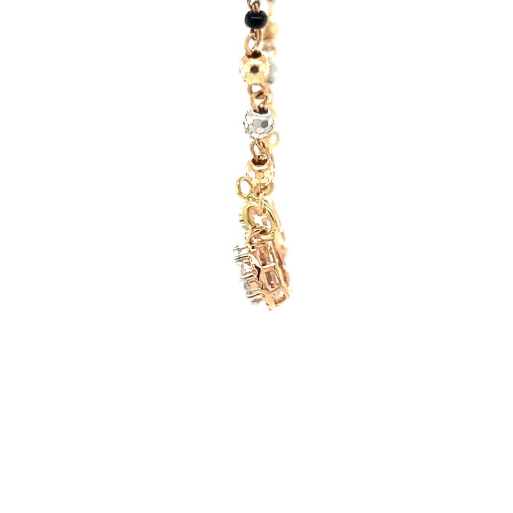 Solitaire Effect Diamond Tanmaniya Mangalsutra Pendant