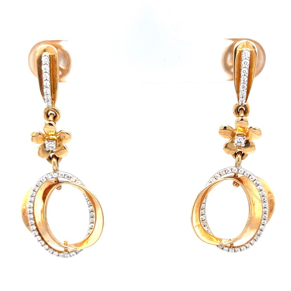Étonnante dangling earrings with ce...