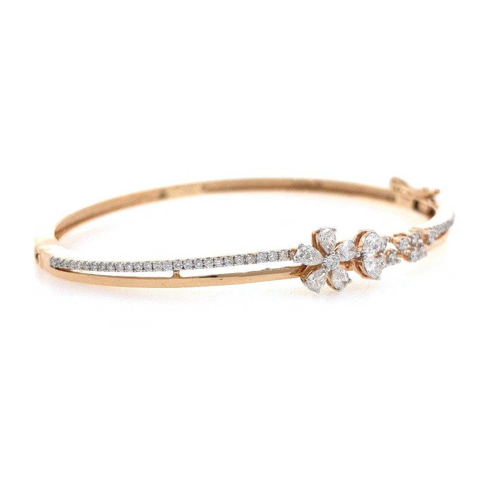 Belle diamond bracelet in rose gold 9brc14