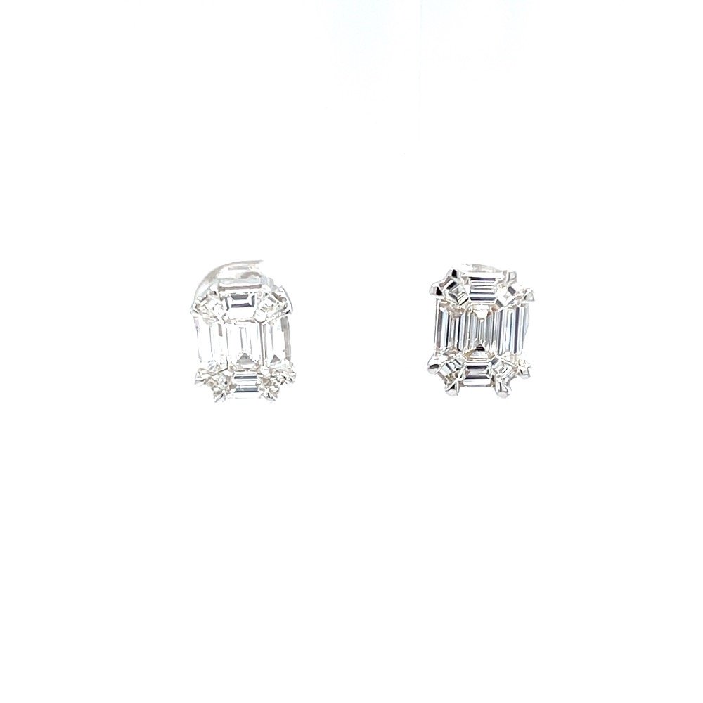 Emerald cut pressure set solitaire...