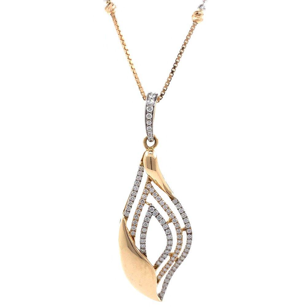 Merveilleuse Diamond Pendant in ros...