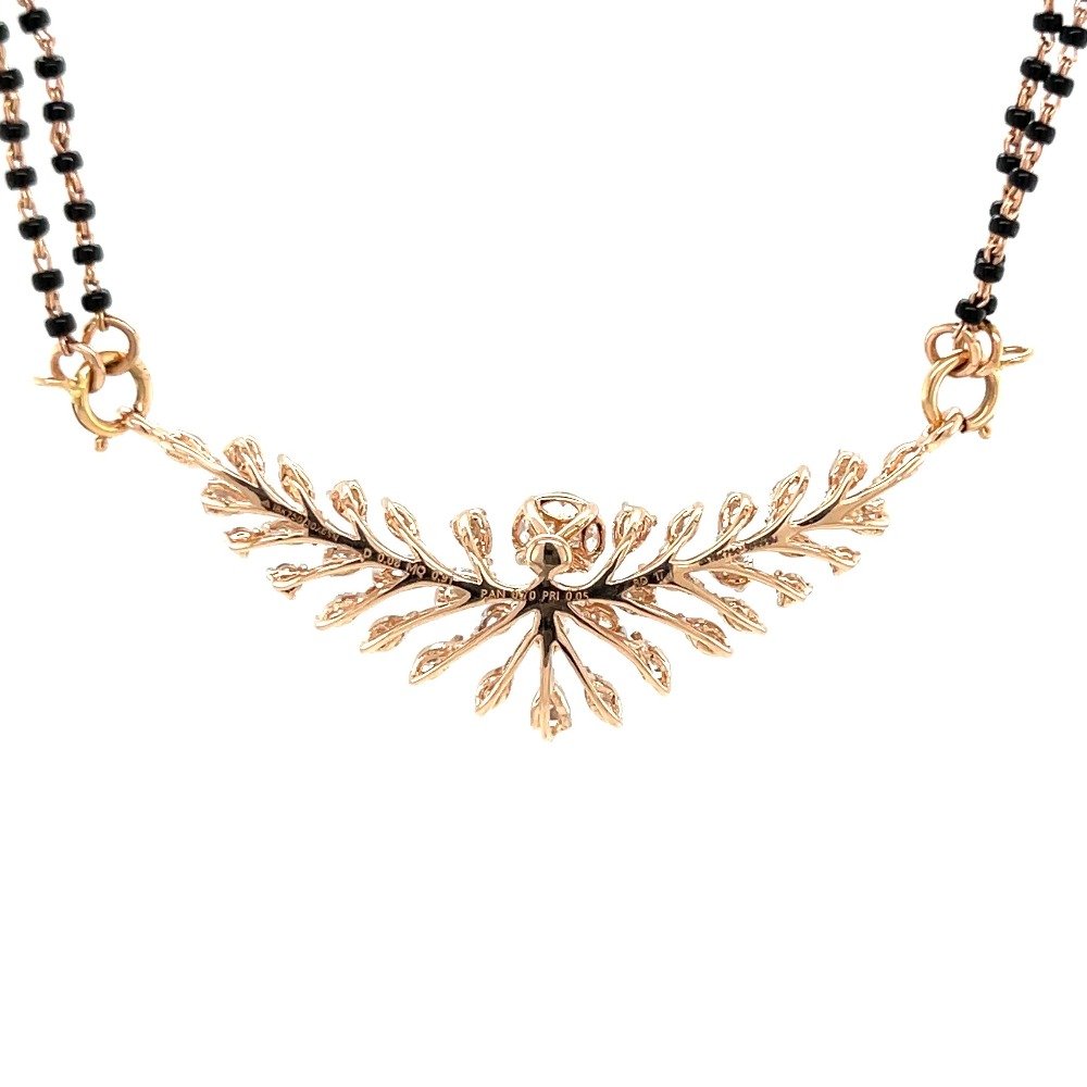 Sundaravagide Marquise Princess Diamond Tanmaniya Mangalsutra Pendant