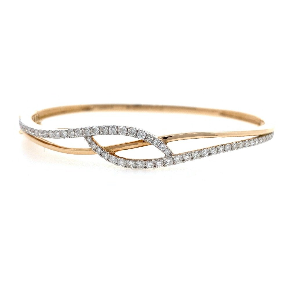18kt / 750 rose gold classic diamond bracelet 8brc41