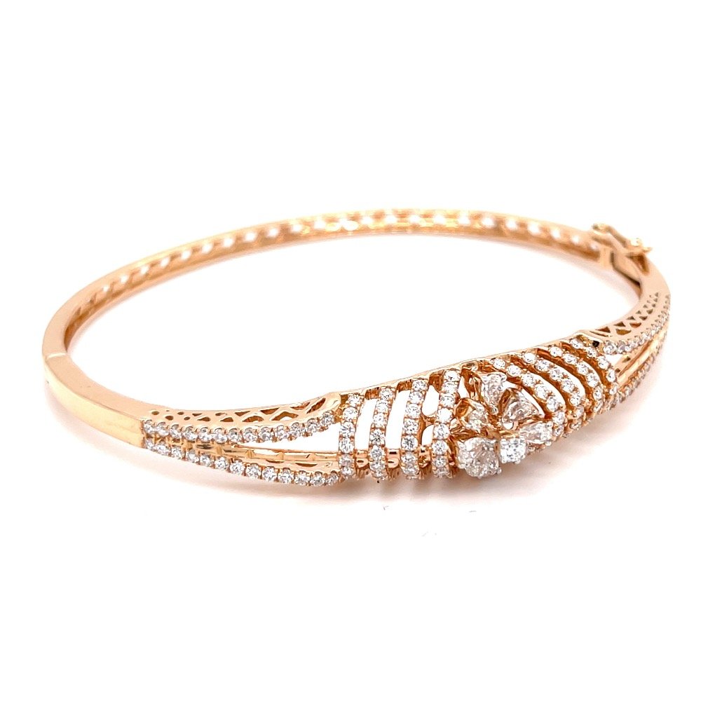 Mirum Diamond Bracelet in 18k Rose Gold VVS EF