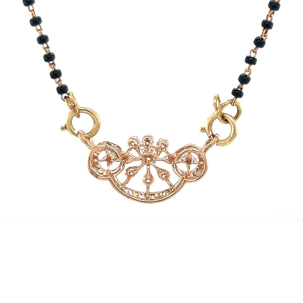 Insuvaiyudaiya Diamond Mangalsutra Tanmaniya Pendant in 0.31 Carat