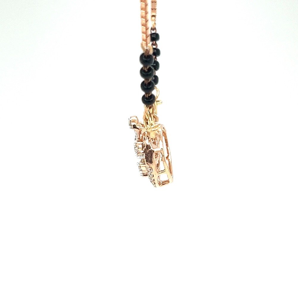 Daily Wear Delicate Mangalsutra Tanmaniya Pendant by Royale Diamonds