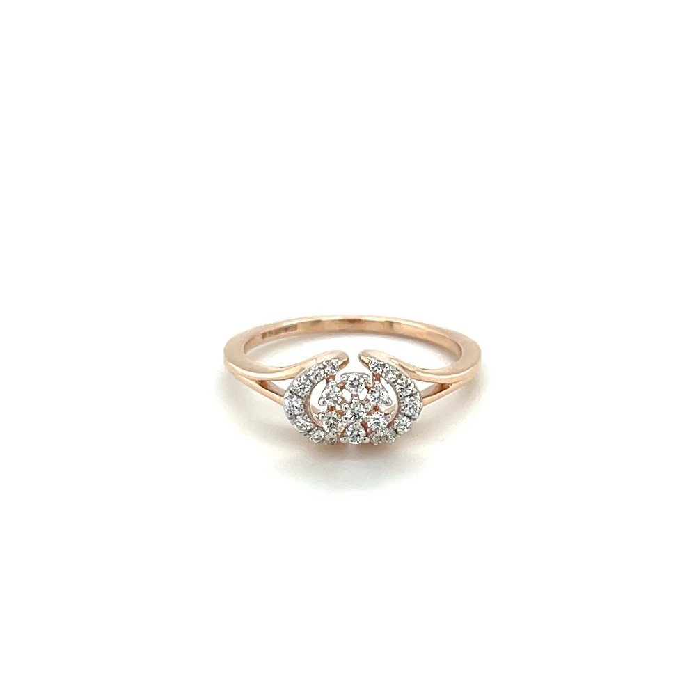 Diamond Encrusted Knot Ring in 14k...