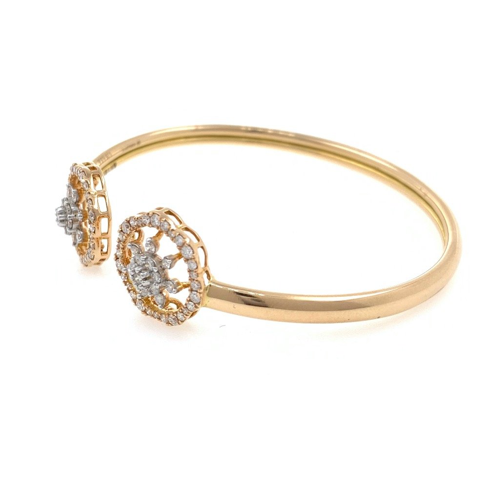 18kt / 750 rose gold flexible diamond bracelet 7brc27