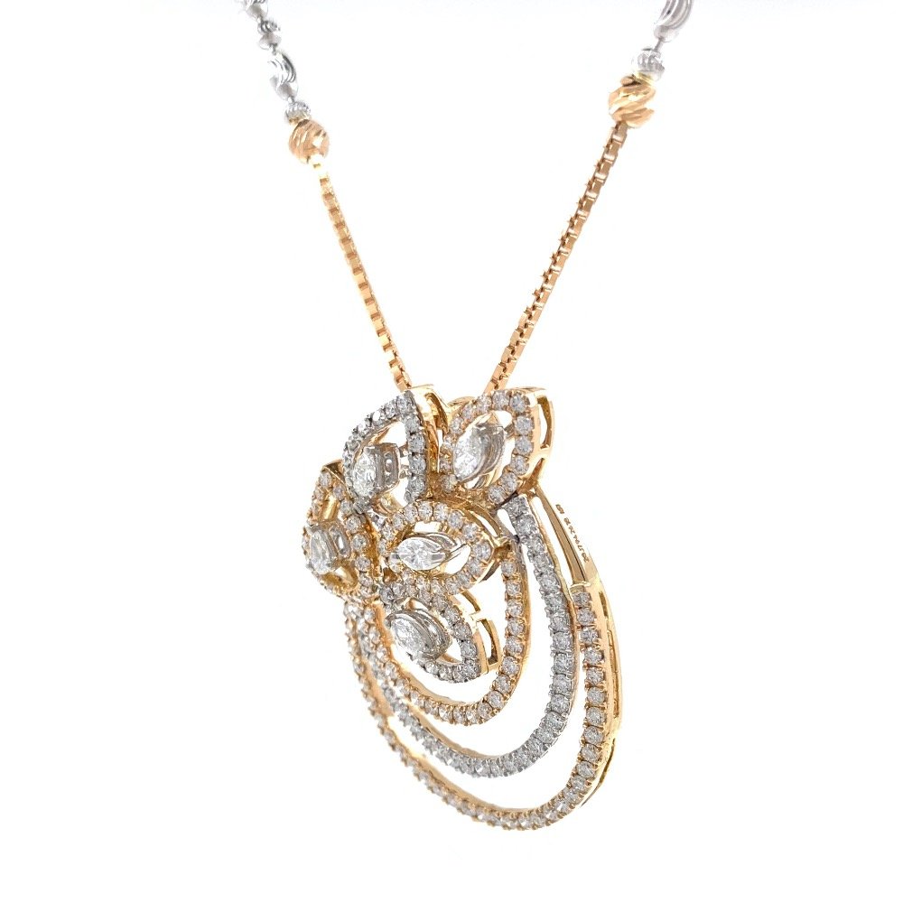 Asombrosa Diamond Pendant in Rose Gold 8SHP60