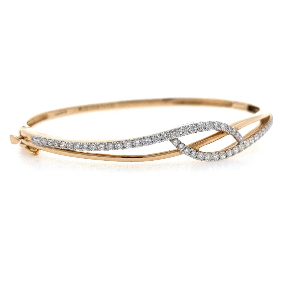 18kt / 750 rose gold classic diamond bracelet 8brc41