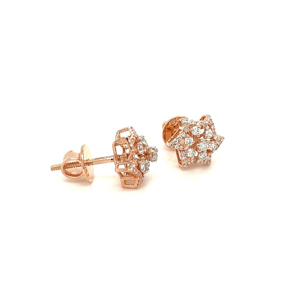 Circlet diamond studs earring by royale diamonds